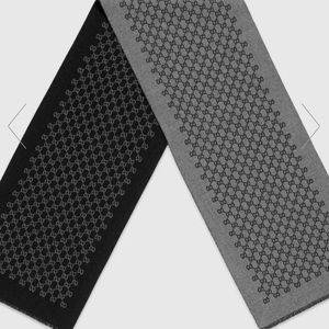 Gucci Jaquard Wool Scarf